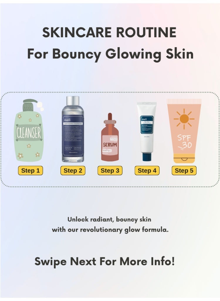 Klairs Dry & Sensitive Skin Relief – Klairs Supple Preparation Unscented Toner + Rich Moist Soothing Cream Set for Hydration & Barrier Repair - Image 3