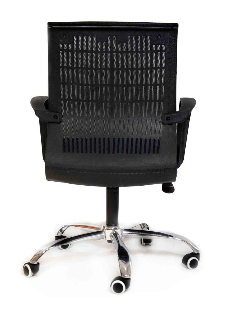 elhelow style Wooden Comfort Blue Strong Chair 50X50X110 Cm  - Image 3