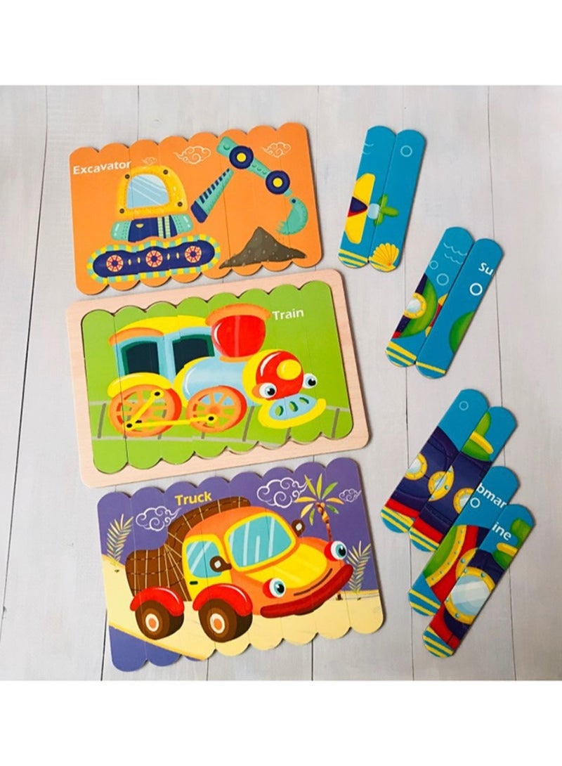 32-Piece Frames Puzzle Set 28x19x4cm - Image 4