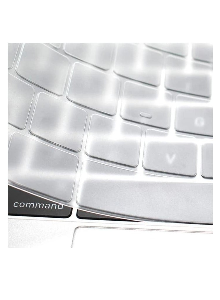 Soft TPU Keyboard Skin Cover Compatible with Huawei MateBook D14 2023/Huawei Matebook 13S/ 14S/16S,  Ultra Thin Air Soft-Touch TPU Protective Cover Skin, Clear - Image 4