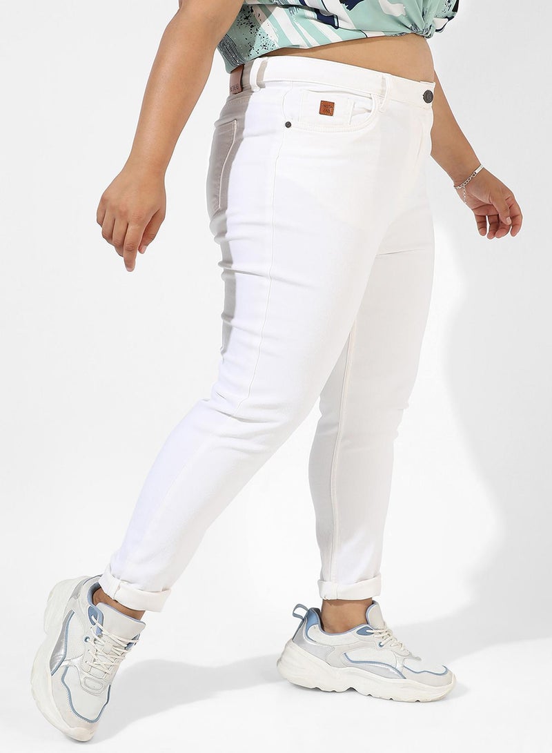 Instafab Plus Women's Mid-Rise Slim-Fit Denim Jeans - Image 4