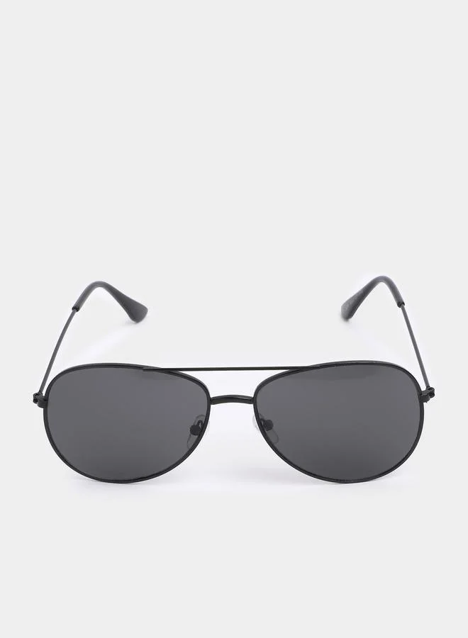 Styli Styli Slim Temple Aviator Sunglasses with Nose Pads