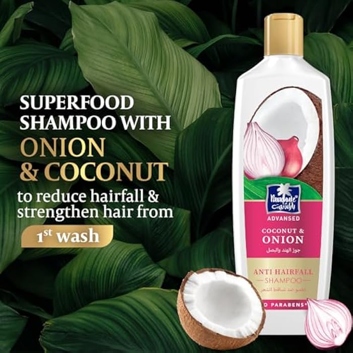 Parachute Advansed Anti-Hairfall Shampoo with Onion & Coconut | Strengthens Hair & Reduces Hairfall| Purifies Scalp | 0% Harmful Chemicals | 11.4 fl oz - Image 4
