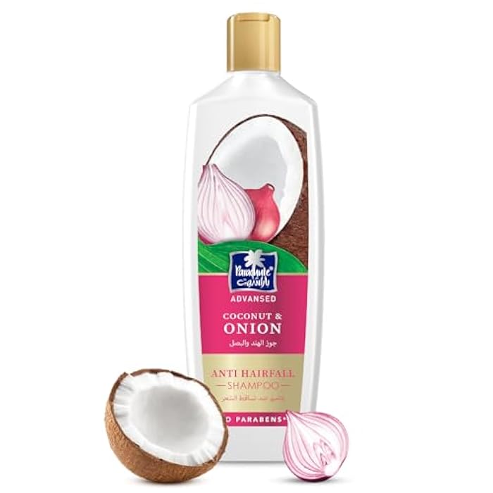 Parachute Advansed Anti-Hairfall Shampoo with Onion & Coconut | Strengthens Hair & Reduces Hairfall| Purifies Scalp | 0% Harmful Chemicals | 11.4 fl oz - Image 1