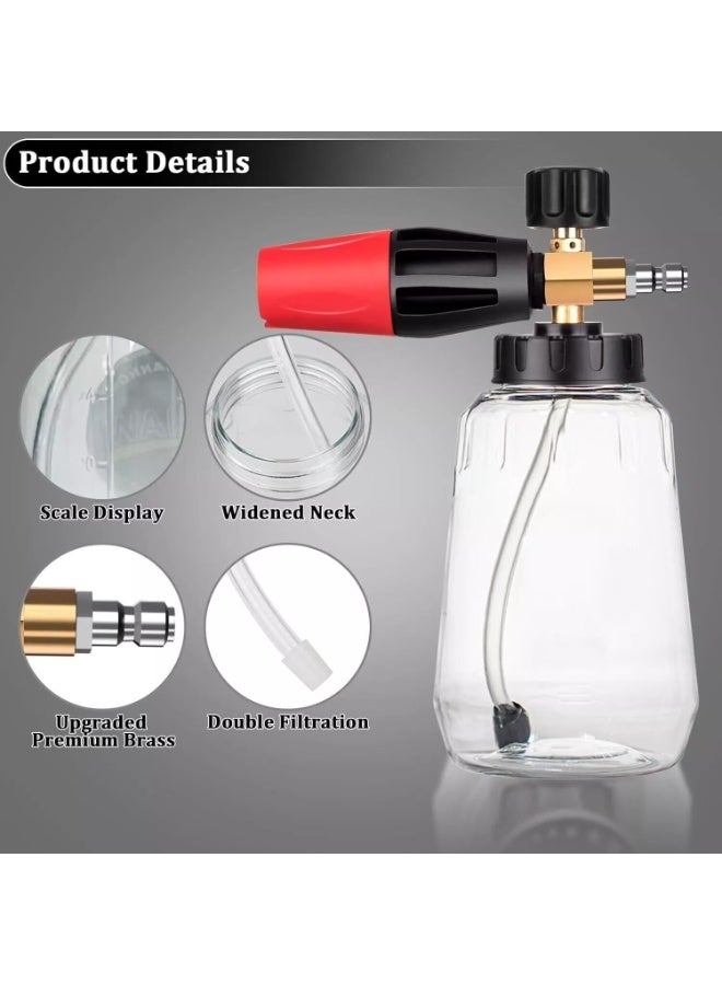 Rokfort Foam Lance Cannon Soap Bottle Sprayer For Pressure Washer Gun Jet Car Wash - Image 4