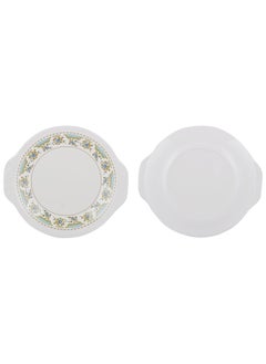 7 Days Maharaja Royal Round Melamine Dinner Set 34 Pieces Service for 6 White  - Image 4
