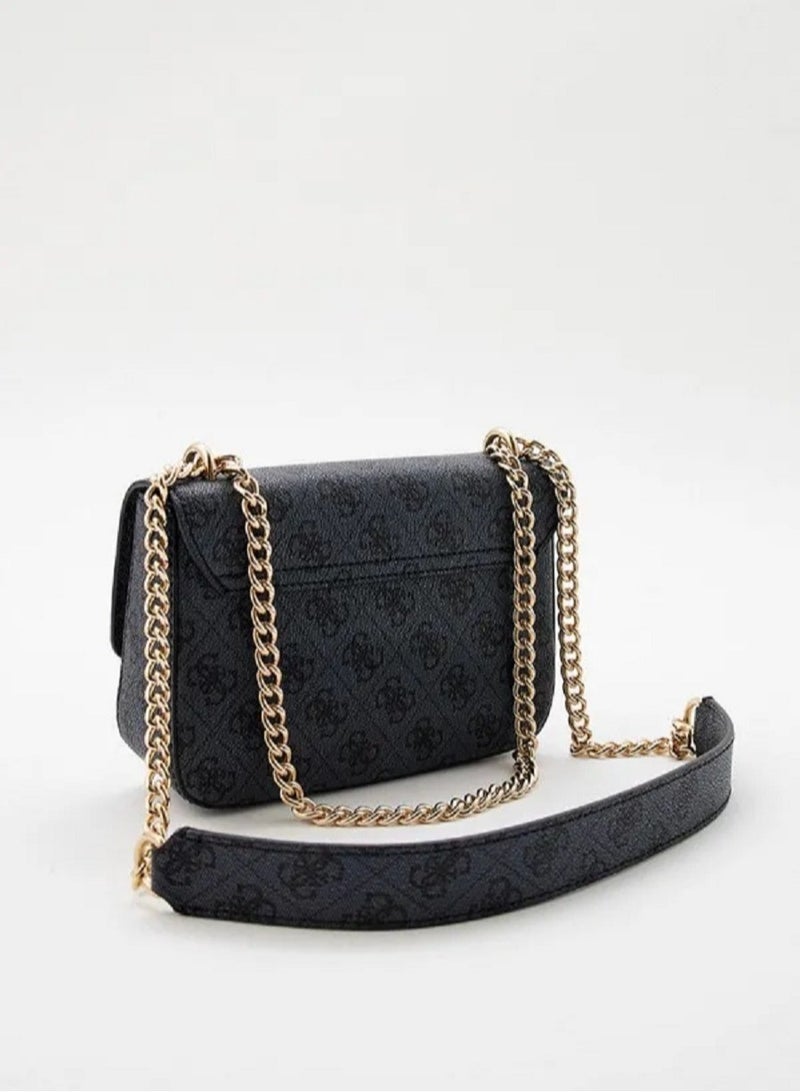 GUESS حقيبة شoulder للنساء من غيس حقيبة متقاطعة رمادية - Image 2