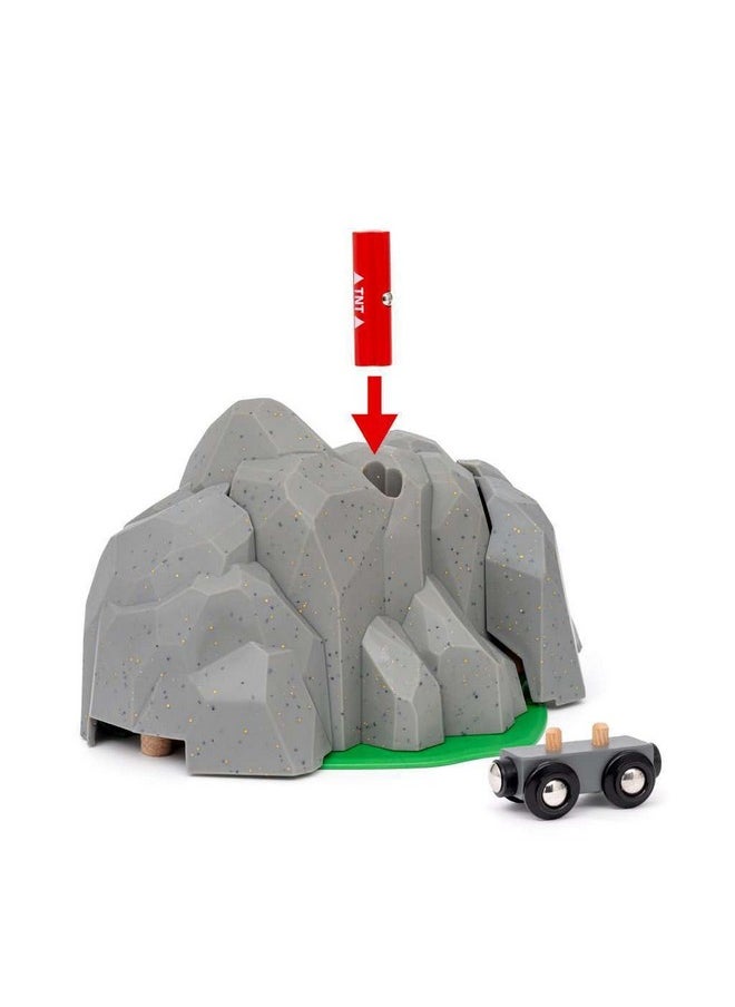 Brio BRIO World - 36044 Exploding Tunnel | Toy Train Set for Kids Ages 3 Years and Up  - Image 5