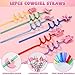 SNLN 110Pcs Cowgirl Party Favors Hot Pink Princess Birthday Supplies for Girls Cowgirl Straws Necklace Bubble Wands Silicone Bracelet Western Tattoo Stickers Rodeo Hot Pink Horse Party Favors - Image 4