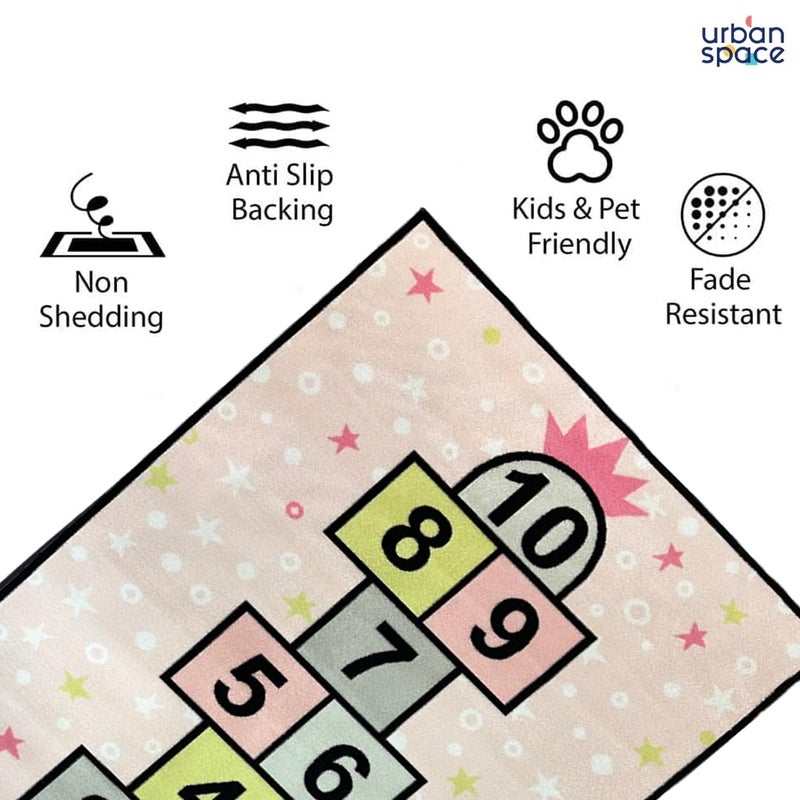 Urban Space سجادة جانبية مطبوعة رقمياً ثلاثية الأبعاد من أوربان سبيس مع قاعدة مضادة للانزلاق سجادة أرضية لمدخل الباب وممر المطبخ 2 قدم × 5 أقدام DR1023 - Image 2