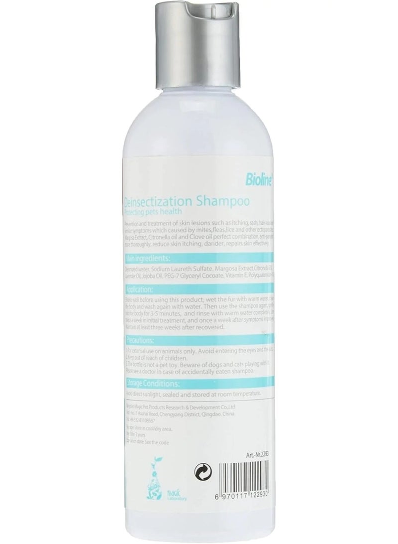 Bioline Deinsectization Shampoo for Pets – 200ml Anti-Parasite Care - Image 3