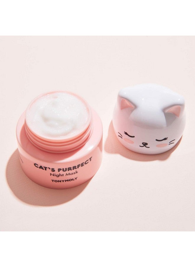 توني مولي قناع النوم الليلي المثالي للقطط من TONYMOLY، لتقوية وتنعيم البشرة طوال الليل، قناع ترطيب للعناية بالبشرة، 50 جرام. - Image 2