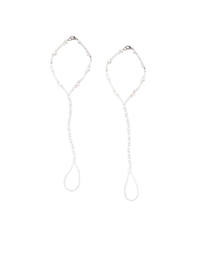 مجوهرات القدم كريستال AB حجم كبير 9 إلى 10 - Image 1