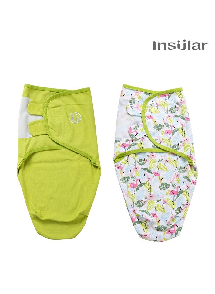 انسولار 2 مجموعات من شرنقة نوع القطن وشاح مريح للأطفال