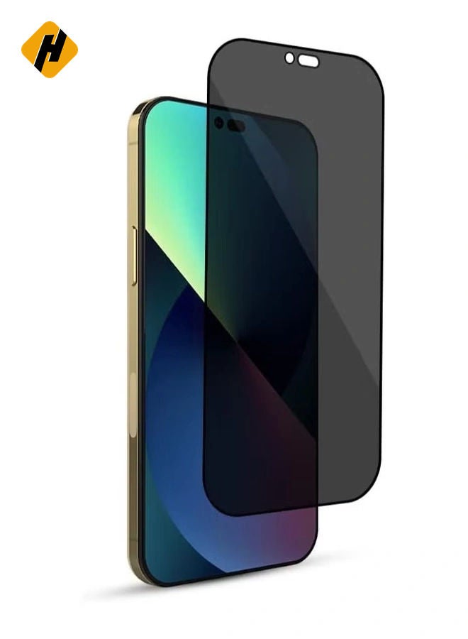 HuHa iPhone 14 Pro Max Privacy Screen Protector, Premium iPhone Tempered Glass Protector 30° Privacy Protection, Anti-Scratch, Bubble Free, 9H Hardness, Scratch Resistant - iPhone Protectors  - Image 1