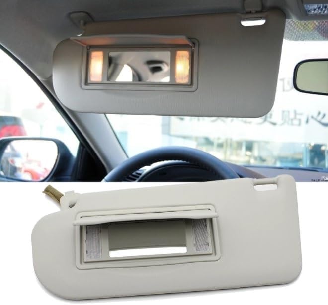 QASULER Left Side Sun Visor with Mirror for Mazda 6 M6 - Image 5