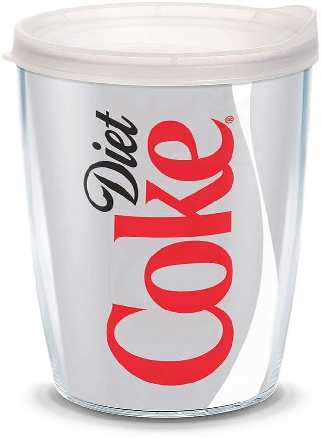 Tervis Plastic 1069599 Coca-Cola - Diet Coke Tumbler with Wrap and Frosted Lid 24oz, Clear - Image 1
