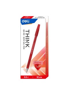 Deli Semi Gel Pen Bullet Tip Box 12 Pcs  - Image 2