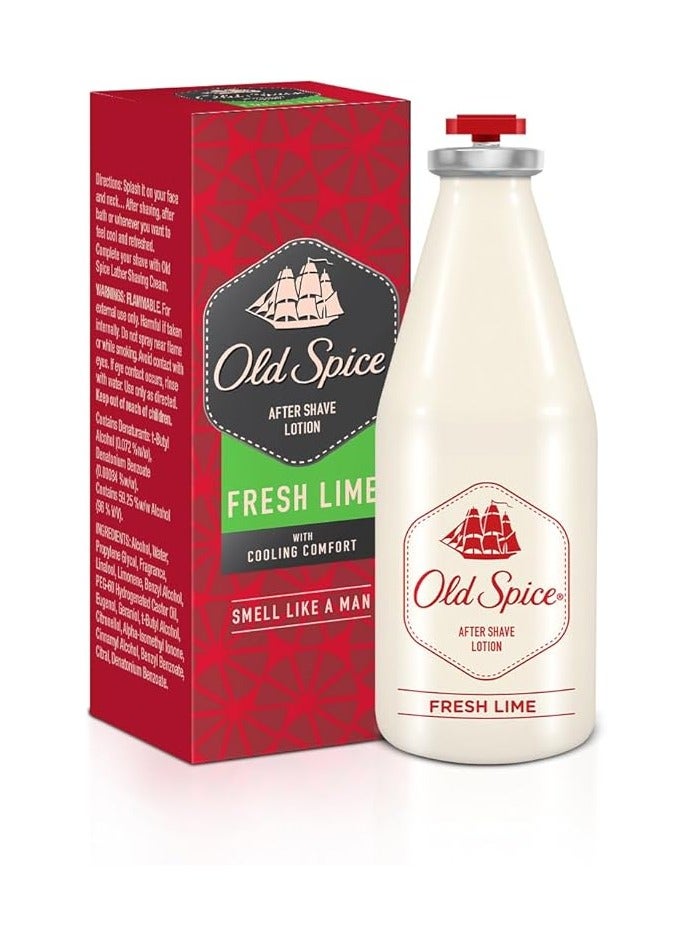 أولد سبايس ما بعد الحلاقة برائحة الليمون المنعش 150 مل - Image 1