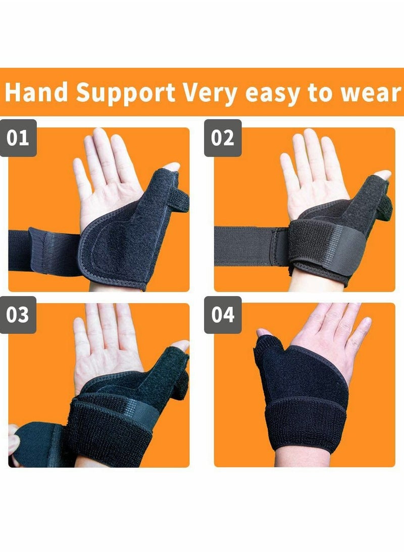 Excefore Wrist Brace for Carpal Tunnel, 1 Pack Adjustable Thumb Wrist Support Brace for Sports Protecting/Tendonitis Pain Relief, Splint Wrist Brace Day Night Support for Women Men  - Image 3