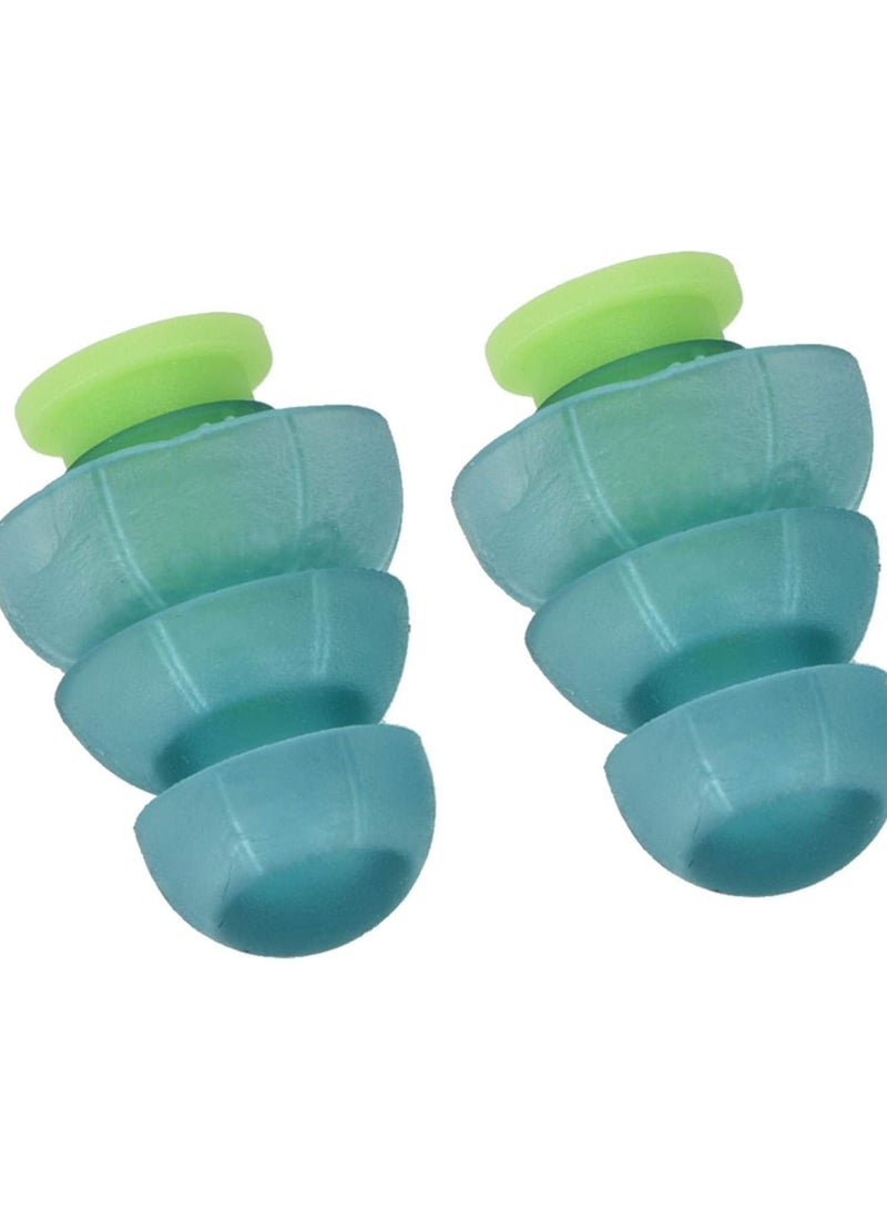 GGOOT Pair of Earplugs Waterproof Earplugs, Silicone Earplugs, for Long-Term Wearing - Image 1