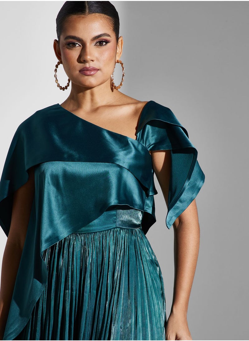 Iyra - Frill Sleeve Ruffle Dress - Image 1
