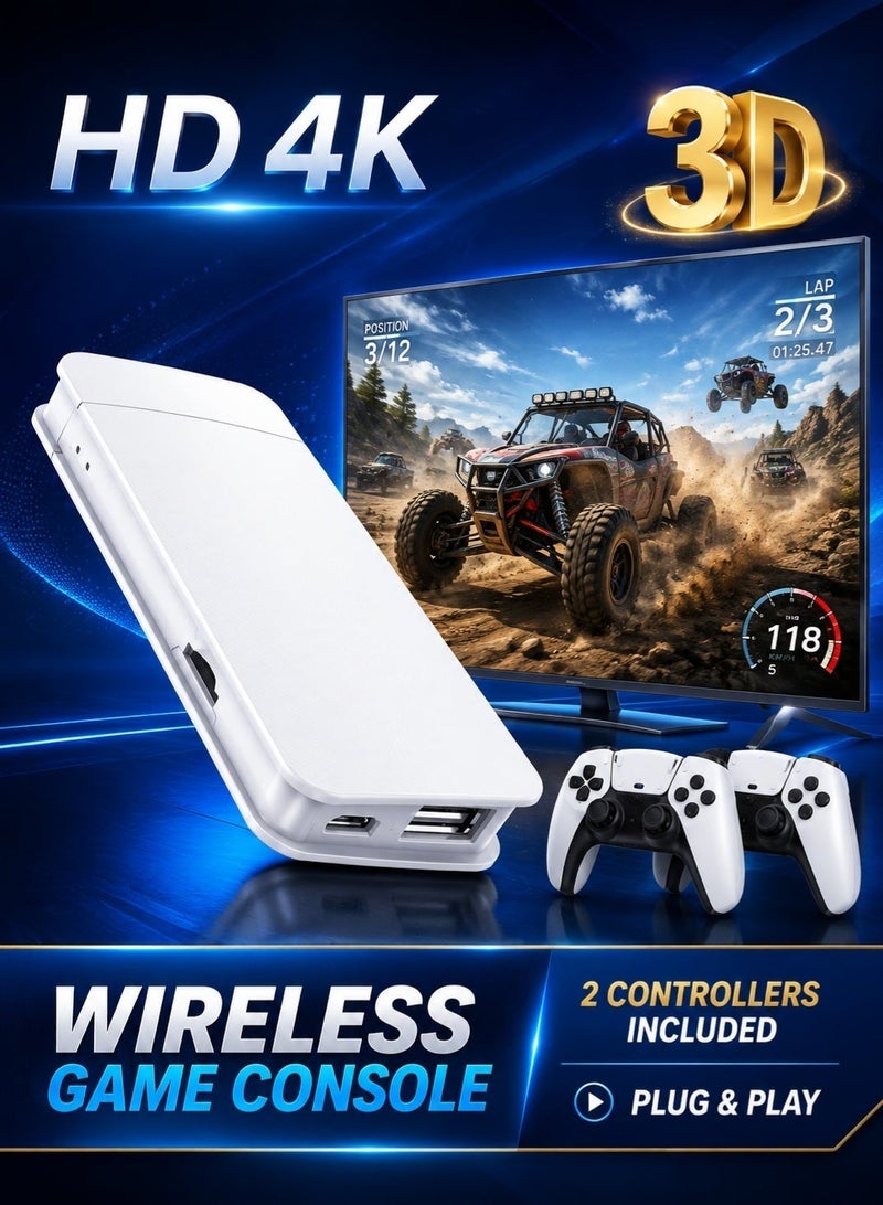 Sisily M15 Plus 4K Retro Game Stick, 20000+ Classic Games with 23 Emulators, 2 Wireless Controllers, Plug & Play Gaming Console with 64GB TF Card - Image 5