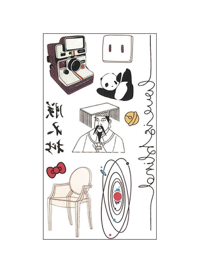 NIBEMINENT Temporary Tattoo Sticker Multicolour