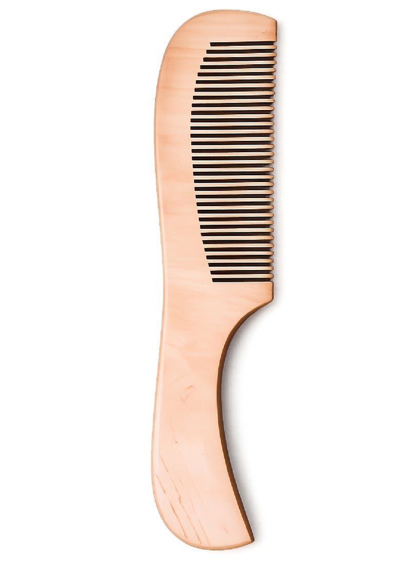 Anti-Static Fine-Toothed Comb Made of Natural Wood - Image 1