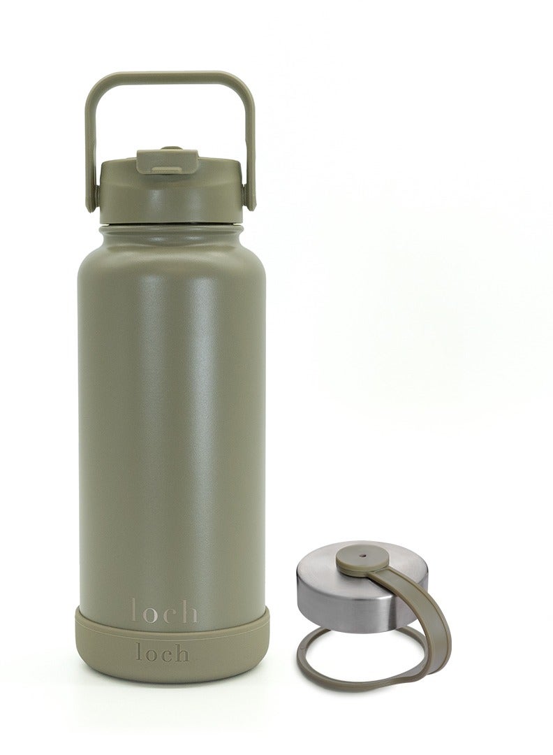 لوك زجاجة بلون أخضر مريمي أحادي اللون 900 مل - Image 3