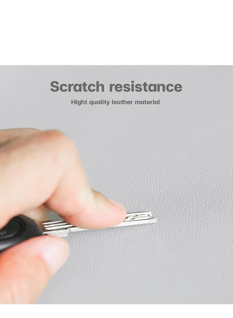 قاعدة ماوس مربعة الشكل مقاومة للماء ومتينة من المطاط الطبيعي غير قابلة للانزلاق، مناسبة للألعاب/المكتب، لون أزرق داكن - Image 2