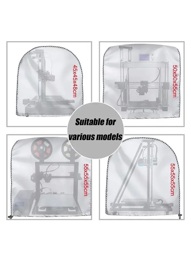 3D Printer Protective Waterproof Dust Cover 21 65x21 65x21 65inch For Creality CR 10 300 CR 10S 300 And Other 3D Printers - Image 5