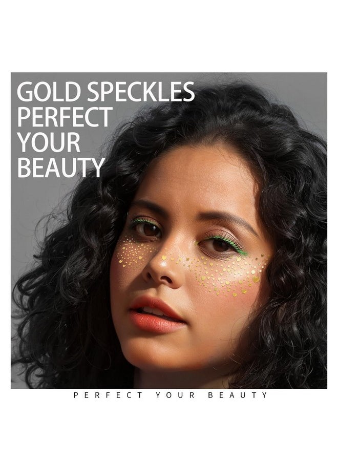 6 Pcs Gold Face Glitter Freckles Face Tattoo, Gold Face Glitter Makeup Patches, Sweatproof Waterproof Fake Freckles - pzsku/Z8E863364DD03641F1910Z/45/_/1733729781/3c26fb2a-b64f-4064-964e-f7378690e866