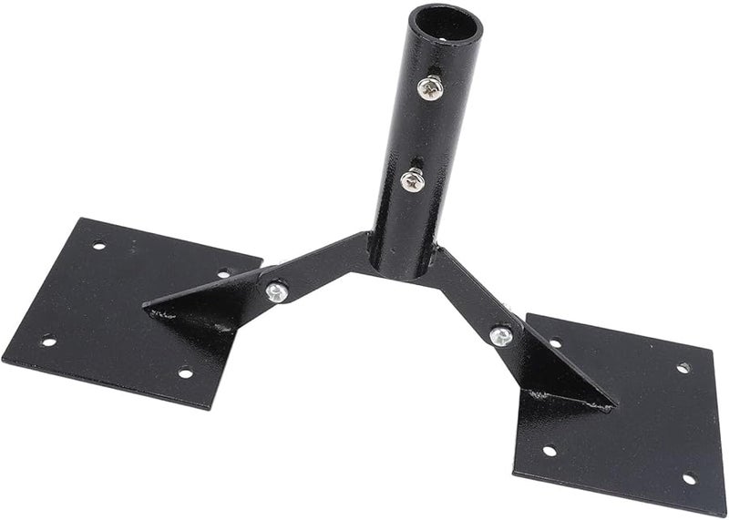 Heavy Duty Adjustable Steel Roof Mount Bracket For Flagpole V Shape Flat Roof Installation - Image 3