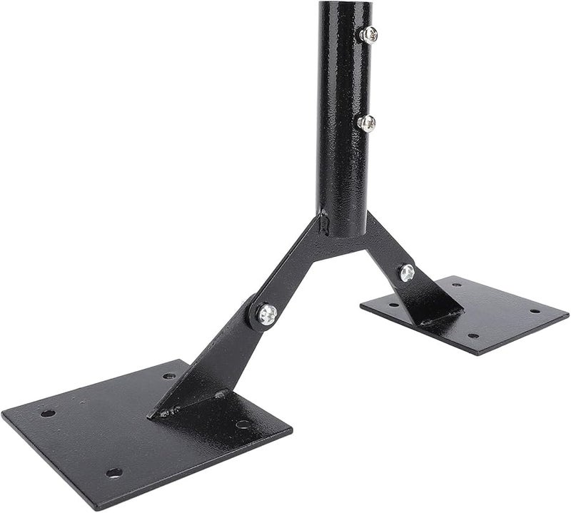 Heavy Duty Adjustable Steel Roof Mount Bracket For Flagpole V Shape Flat Roof Installation - Image 4