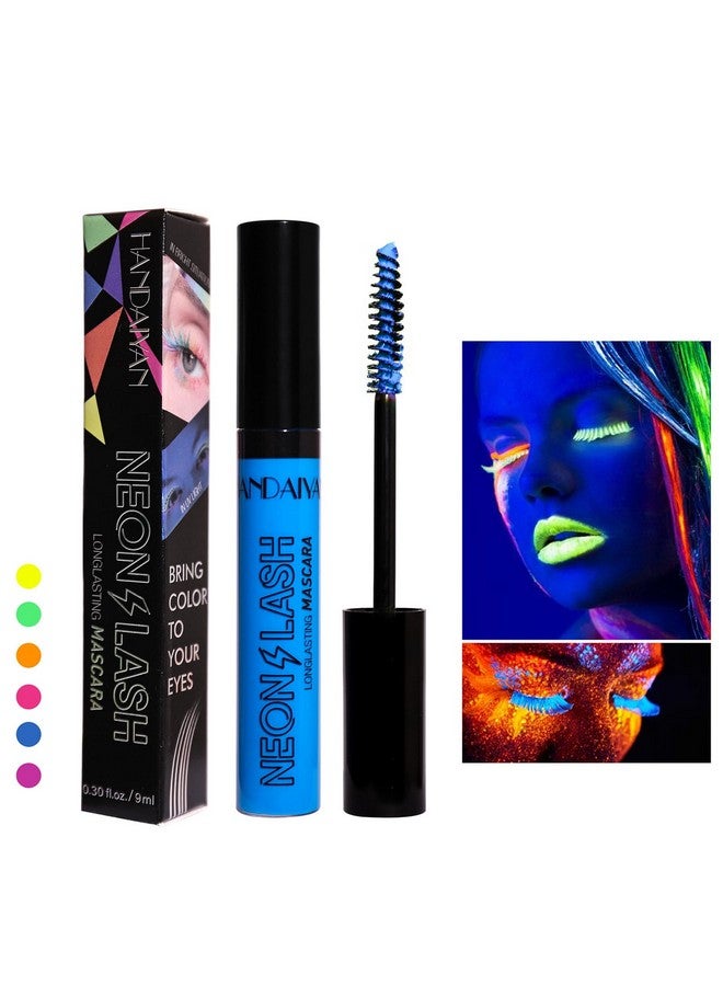 KTouler 6 Pcs Colorful Fluorescent Mascaras Makeup Volumizing & Lengthening Mascara For Eyelashes Waterproof Longlasting Charming Cruelty Free Vegan Eye Makeup - Image 2