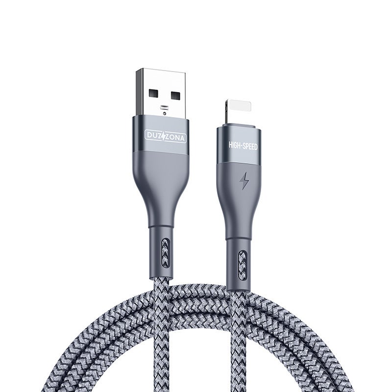 For Apple Iphone Mobile Phone Data Cable Manufacturers Usb To Lightning Nylon Braided Charging Cable - Image 1