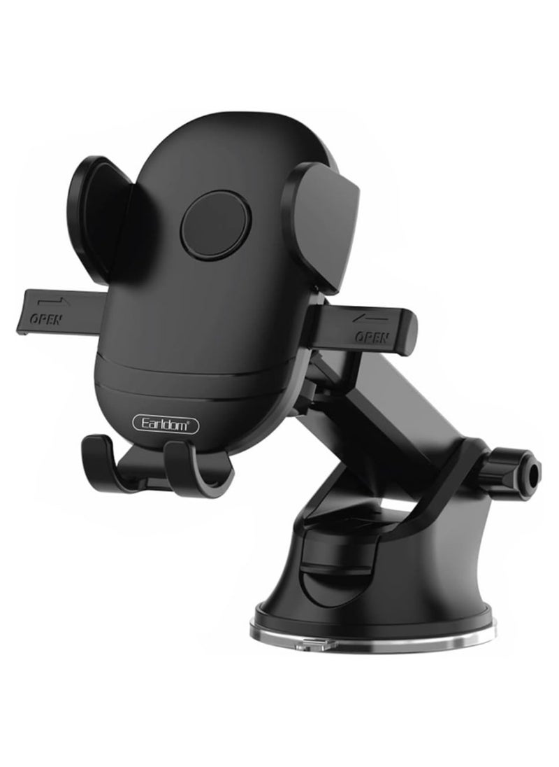 Earldom Suction Cup Car Holder  Adjustable 360 Degree Rotation Car Holder Stand Compatible With All Mobiles  - Image 1
