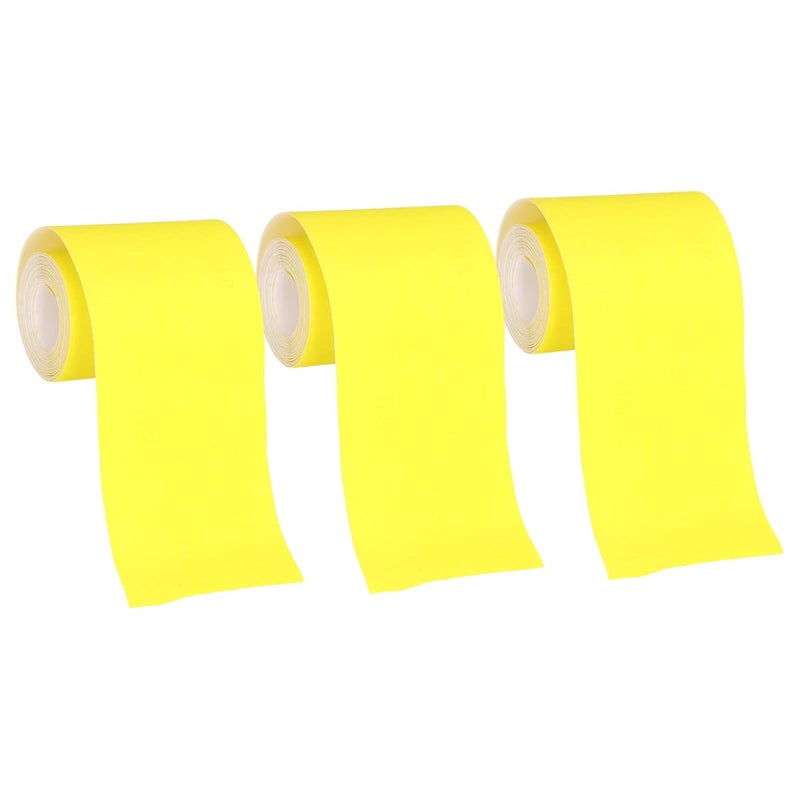 3 Rolls Sandpaper Roll 120 Grit, sive Sheet for Wood Furni, Ceramic Alumina Sanding Paper Roll for Polishing Grinding, Soft ible Sand Paper Roll for Plywood, Leather, Pla - Image 4