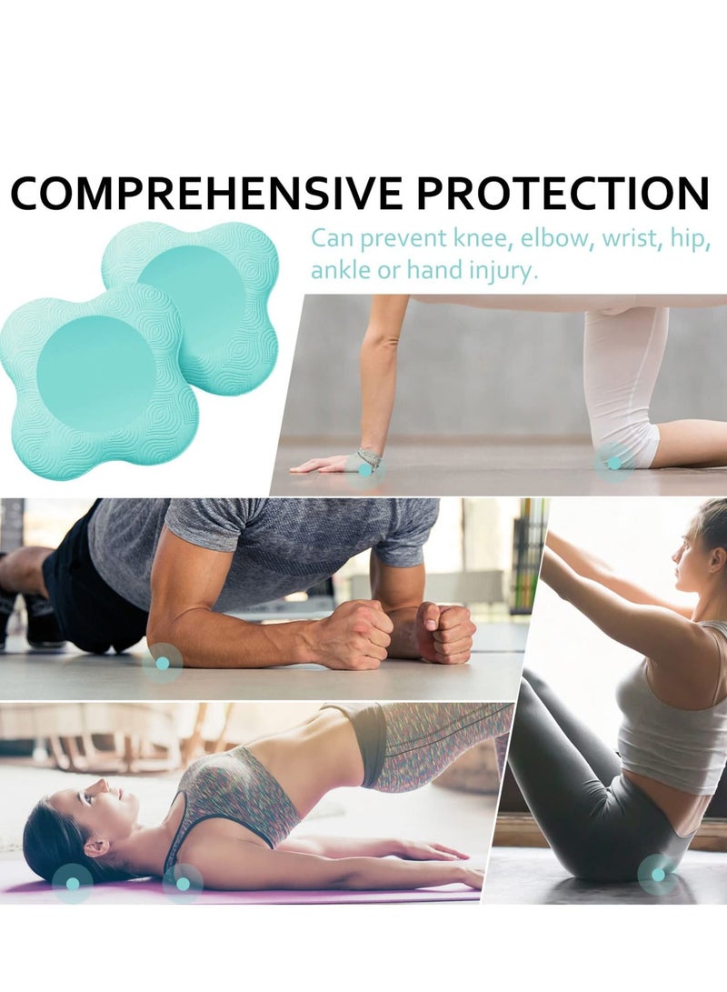 Y&D Yoga Knee Pad 2 Pcs Extra Thick Foam Cushion for Women Knees Elbows Wrist Hands Head Pilates Home Gym Work Out Gardening Kneeling - Image 2