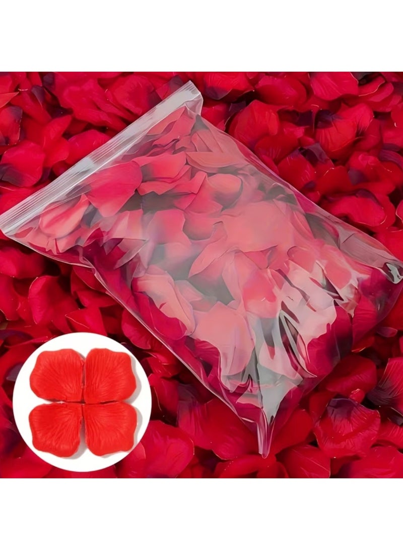 CleanWave - The Pure Effect 1200 Artificial Rose Petals – Romantic Wedding, Proposal & Valentine’s Day Decorations, Realistic Faux Flower Petals for Anniversaries, Engagements, Honeymoons, Parties & Event Decor - Image 1