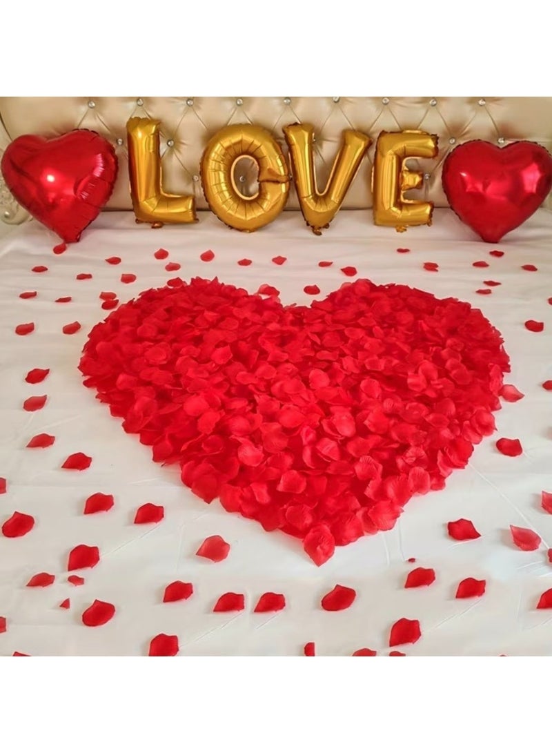 CleanWave - The Pure Effect 1200 Artificial Rose Petals – Romantic Wedding, Proposal & Valentine’s Day Decorations, Realistic Faux Flower Petals for Anniversaries, Engagements, Honeymoons, Parties & Event Decor - Image 5