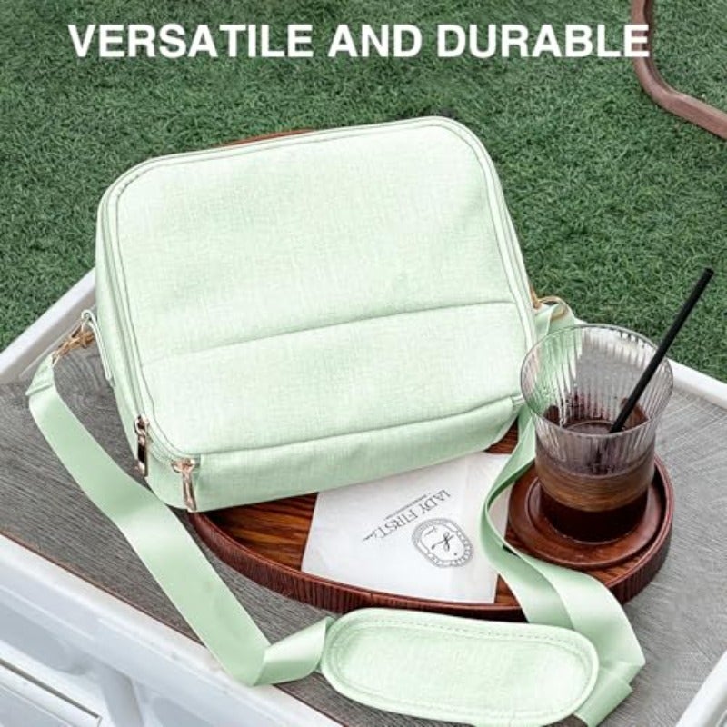 eWINNER Universal Portable Protective Bag for Fujifilm Instax Mini 12 11 99 7+ 40 Evo Link2 Liplay SQ CP910 1200 1300 DSLR Cameras fuji Instant Digital Camera Case with Shoulder Strap Green - Image 3