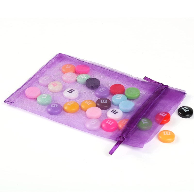 Anznku 50 Pack Organza Bags 4 X 6 Inch Premium Sheer Drawstring Favor Bags For Halloween Candy Jewelry Party Wedding Christmas Favor Gift Bags (Purple) - Image 4