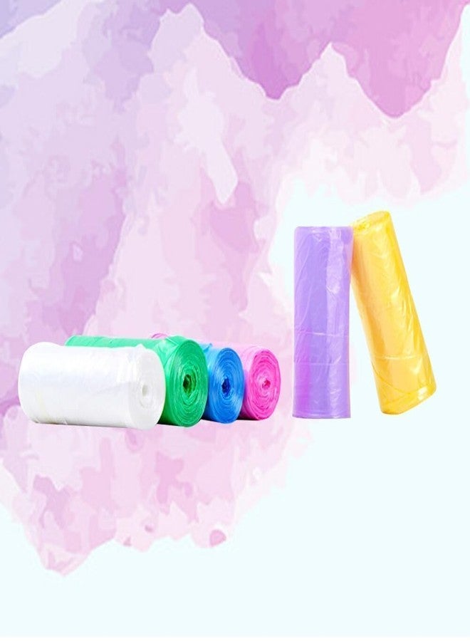 OVERSEASE Smalll Garbage Bags - 6 Rolls | Mini Trash Bags for Small Dustbins, Bathroom, Kitchen, Office | | Disposable Dustbin Liners for Home & Car Use Strong प्लास्टिक कचरा बैग (Smalll, multicolor) - Image 4