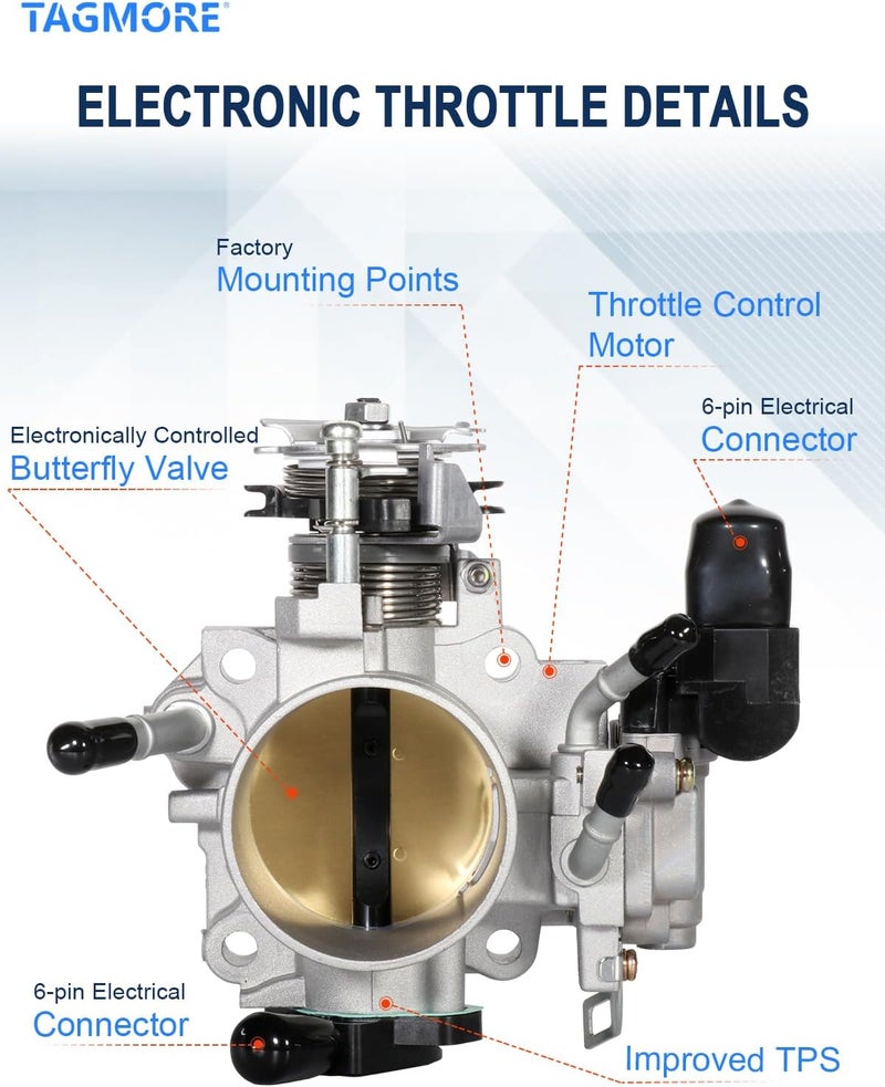 TAGMORE Electronic Throttle Body Assembly for Honda Accord and Element - Image 3