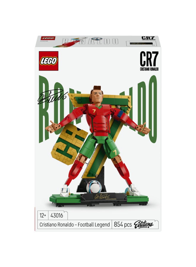 LEGO Editions Cristiano Ronaldo Soccer Legend 43016 Building Set (854 Pieces) - Image 2