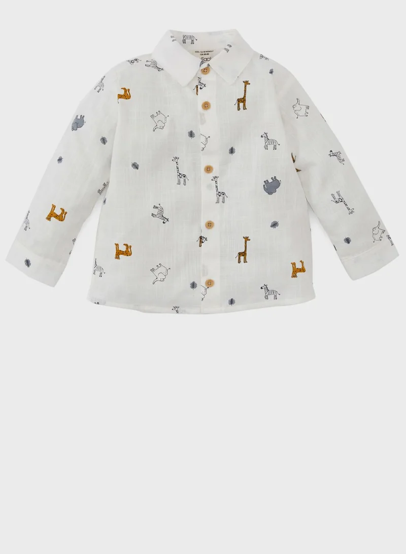DeFacto Babyboy Regular Fit Long Sleeve Shirt