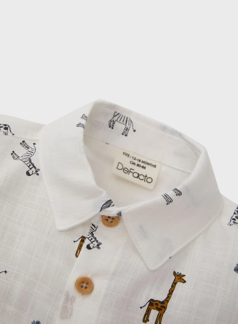 DeFacto Babyboy Regular Fit Long Sleeve Shirt