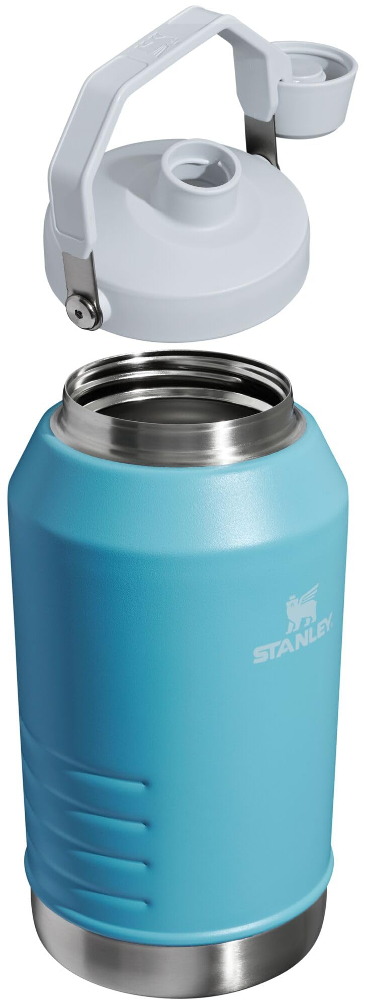Stanley Stanley Iceflow Fast Flow Jug | Recycled Stainless Steel Water Tumbler | Keeps Drink Cold and Iced for Hours | Easy Carry Handle | 96 OZ | Pool  - Image 1